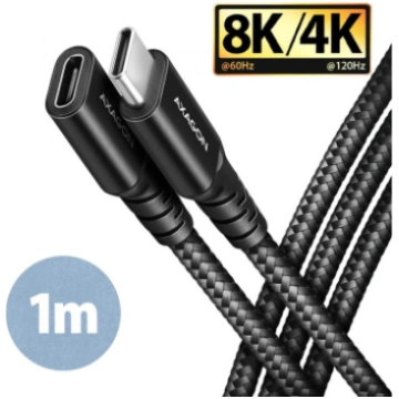 CABLE USB-C EXTENSION 1M/BLACK BUCM32-CF10AB AXAGO