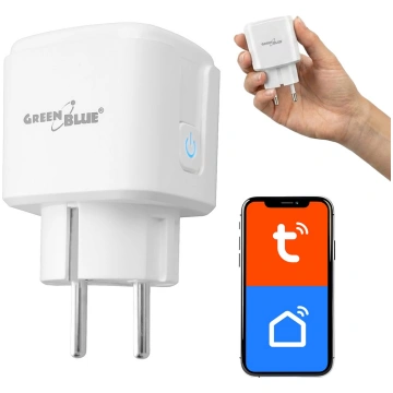 GreenBlue Remote-Controlled WiFi Outlet, Android/i