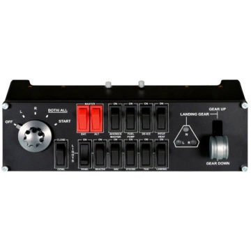 Vadības svira Logitech Saitek Pro Flight, melna kr