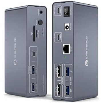USB C KVM slēdzis 2 portatīvie datori 2 monitori 4