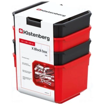 Container: cuvette | black,red | 157x140x105mm | 4