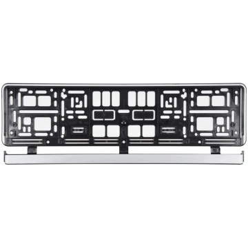 License plate frame | silver (83290)