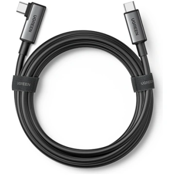 Leņķiskais kabelis USB Type C - USB Type C 60W 5m 