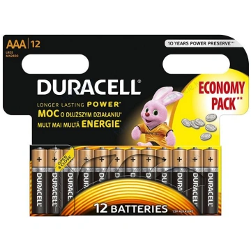 Baterija DURACELL Basic AAA 12 gab./iepak