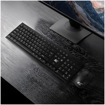 NanoRS Wireless Keyboard and Mouse Combo with Ergo