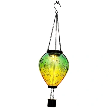 Saules enerģijas dārza lampa ar siltu LED gaismu, 