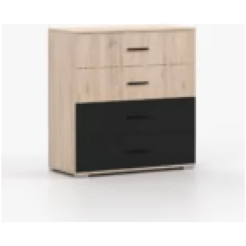 Komoda Bari 4S ar 4 atvilktnēm, 90 cm platumā - Sa
