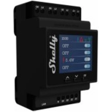 Shelly Pro 4PM 40A Black aksesuārs SHELLY 4PRO PM-
