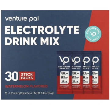Venture Pal, Electrolyte Drink Mix, Watermelon, 30
