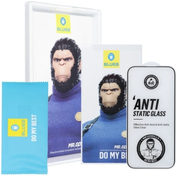 Blueo LCD apsauginis stikliukas 5D Mr. Monkey Glas