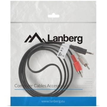 Kabel Lanberg Jack 3.5mm - RCA (Cinch) x2 1.5m cza