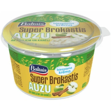 Biezpiena krēms Super Brokastis Auzu Ābolu Kanēļa 