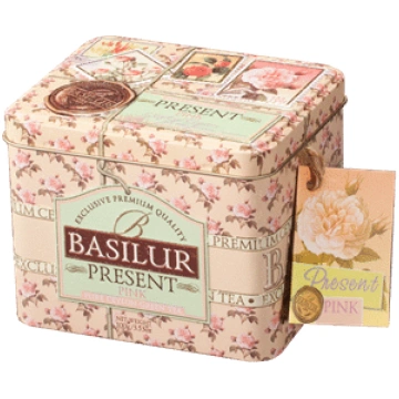 Zaļā tēja BASILUR Present Pink 100g