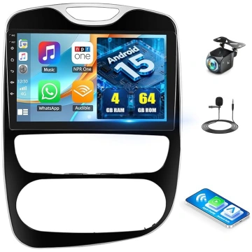 CAMECHO Android 15 4G + 64G auto radio priekš Rena
