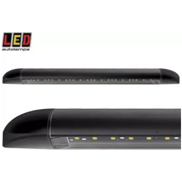 LED markīzes/āra gaisma 12V melns 3000K LED AUTOLA