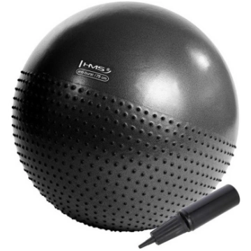 YB03N 75CM BLACK GYM BALL HMS
