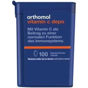 ORTHOMOL VITAMIN C DEPO, ilgstošas un vienmērīgas 