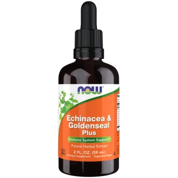 Echinacea & Goldenseal Plus šķidrums, 59 ml Now Fo