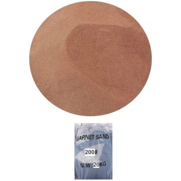 „Garnet Mesh 200 A+“ abrazīvais smilts strūklas ap