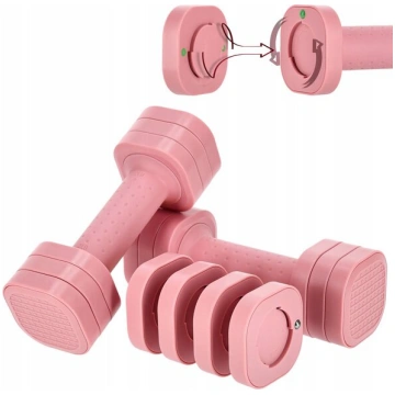 Regulējamas hanteles Activ/Space, 2x2.27 kg