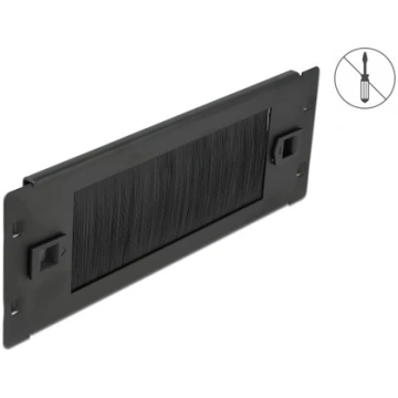 Delock 10″ Cable Management Brush Strip tool free 