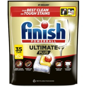 FINISH Ultimate Plus 1 Lemon tabletes trauku mazgā