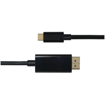 USB-C - DisplayPort cable DELTACO 4K UHD, gold pla