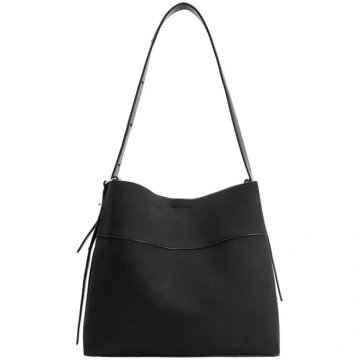 Stormie Suede Tote | Black Melie Bianco