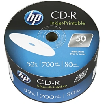 HP CD-R 52x 700MB 50P Printable CRE00070WIP-3