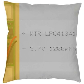 Lithium Polymer Battery Square Pillow Case Home De