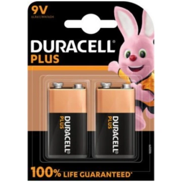 Duracell Batterie Plus NEW -9V (MN1604/6LR61) 2St.