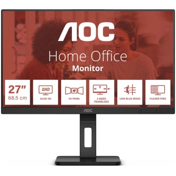 AOC LCD Monitor|AOC|27 "|2560 x 1440 pixels|Quad H