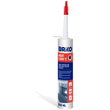 Hermētiķis Briko 1200 °C, 300 ml, melna krās
