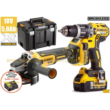 Komplekts DeWalt DCK2080P2T DCD796 + DCG405 18V (2