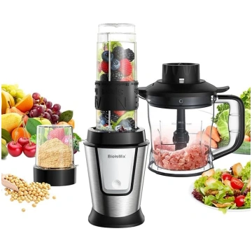 Biolomix Smoothie Maker, 700 W 3-in-1 Stand Mixer,