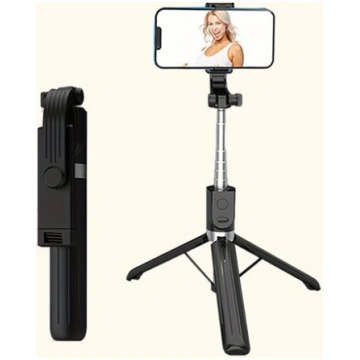 Telefona turētājs Bezvadu Selfiju Stick Tripods ar
