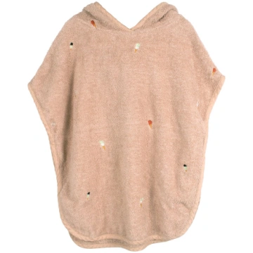 Filibabba - Embroidered Beach Poncho - Frappé - iz
