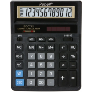 Calculator Desktop Rebell BDC712GL 121REBDC712GL 8