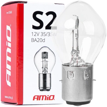 Halogen bulbs S2 12V 35/35W BA20d 1pcs AMiO