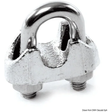 U-bolt clamp AISI 316 4/5 mm (04.181.02) Osculati