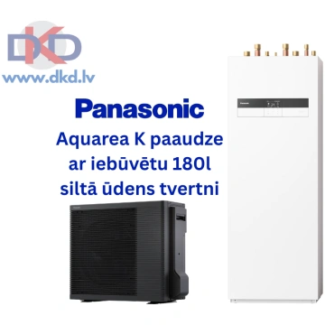Panasonic Aquarea 3kW gaiss/ūdens siltumsūknis K p
