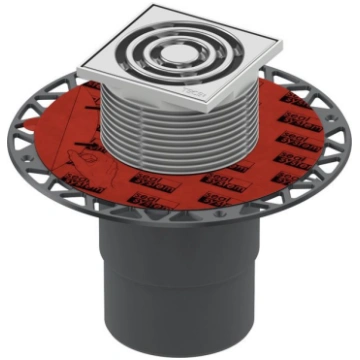 TECEdrainpoint S traps d110mm, vertikāls, 100x100