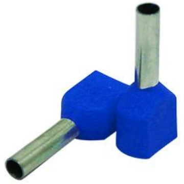 Āderuzgalis dubultais 2,5mm2/10mm, zils, 100 gb. V