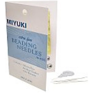 MIYUKI īpaši smalku pērļošanas adatu komplekts, 6 