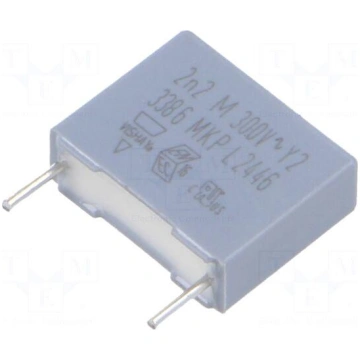 Capacitor: polypropylene | Y2 | 2.2nF | 1kVDC | 30