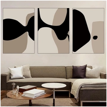 WZXGHE Abstract Canvas Pictures, ģeometriskās māks