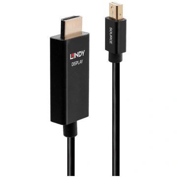 Lindy Mini DisplayPort to HDMI Adapter Cable with 