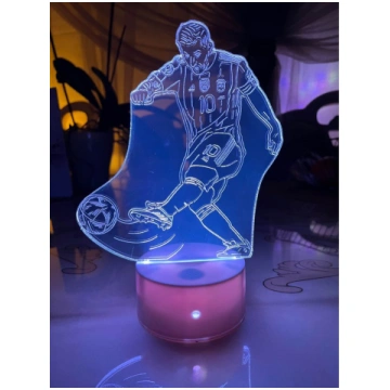 3D lampa Futbolists Messi