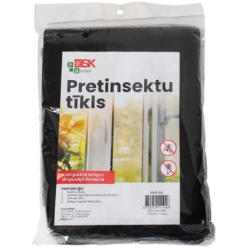 (164284) Pretinsektu tīkls 150x200cm melns Besk | 