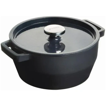 PYREX 6.8L cast iron pot, round, 28cm diameter, gr